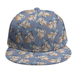 Baby Koala Pattern Print Snapback Cap