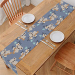 Baby Koala Pattern Print Table Runner