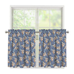 Baby Koala Pattern Print Tier Curtains