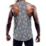 Baby Koala Pattern Print Training Tank Top