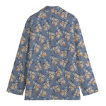 Baby Koala Pattern Print Women's Blazer