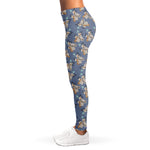 Baby Koala Pattern Print Women's Leggings