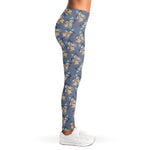 Baby Koala Pattern Print Women's Leggings
