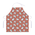 Baby Panda And Bamboo Pattern Print Adjustable Apron