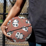 Baby Panda And Bamboo Pattern Print Basketball