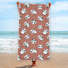 Baby Panda And Bamboo Pattern Print Beach Towel