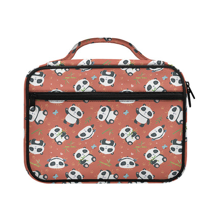 Baby Panda And Bamboo Pattern Print Briefcase Bible Bag