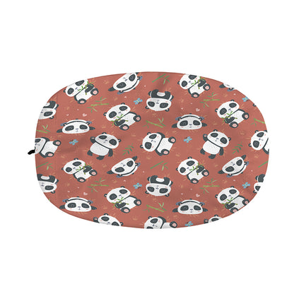 Baby Panda And Bamboo Pattern Print Car Side Mirror Covers