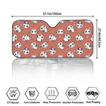 Baby Panda And Bamboo Pattern Print Car Windshield Sun Shade