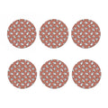 Baby Panda And Bamboo Pattern Print Coaster Set
