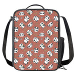 Baby Panda And Bamboo Pattern Print Crossbody Lunch Bag