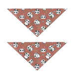 Baby Panda And Bamboo Pattern Print Dog Bandana