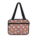 Baby Panda And Bamboo Pattern Print Double Strap Bible Bag