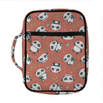 Baby Panda And Bamboo Pattern Print Front Pocket Bible Bag