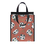Baby Panda And Bamboo Pattern Print Insulated Lunch Tote