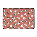 Baby Panda And Bamboo Pattern Print Kitchen Mat