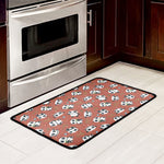 Baby Panda And Bamboo Pattern Print Kitchen Mat