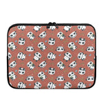 Baby Panda And Bamboo Pattern Print Laptop Sleeve