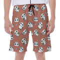Baby Panda And Bamboo Pattern Print Men's Beach Shorts