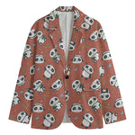 Baby Panda And Bamboo Pattern Print Men's Blazer