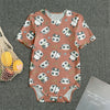 Baby Panda And Bamboo Pattern Print Men's Bodysuit