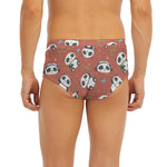 Baby Panda And Bamboo Pattern Print Men's Briefs