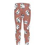 Baby Panda And Bamboo Pattern Print Men's leggings