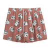 Baby Panda And Bamboo Pattern Print Mesh Shorts