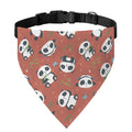 Baby Panda And Bamboo Pattern Print Over The Collar Dog Bandana