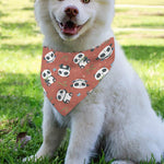 Baby Panda And Bamboo Pattern Print Over The Collar Dog Bandana
