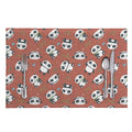 Baby Panda And Bamboo Pattern Print Placemat