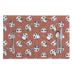 Baby Panda And Bamboo Pattern Print Placemat