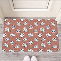 Baby Panda And Bamboo Pattern Print Rubber Doormat
