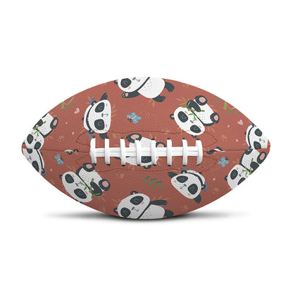Baby Panda And Bamboo Pattern Print Rugby Ball