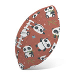 Baby Panda And Bamboo Pattern Print Rugby Ball
