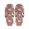 Baby Panda And Bamboo Pattern Print Slippers