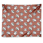 Baby Panda And Bamboo Pattern Print Tapestry