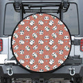 Baby Panda And Bamboo Pattern Print Tire Cover