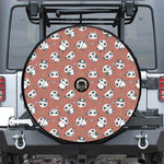 Baby Panda And Bamboo Pattern Print Tire Cover With Camera Hole