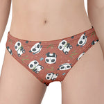 Baby Panda And Bamboo Pattern Print Women's Panties