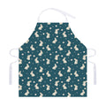 Baby Rabbit Pattern Print Adjustable Apron