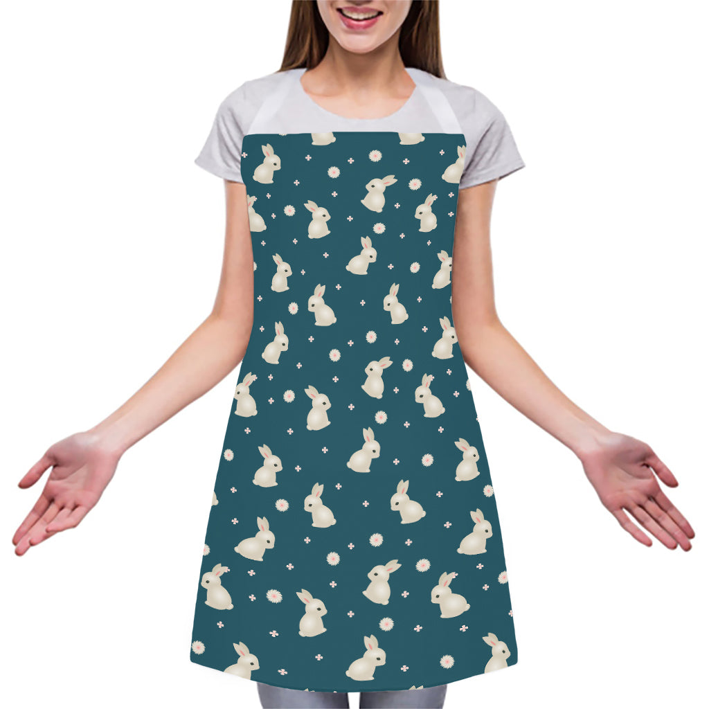 Baby Rabbit Pattern Print Adjustable Apron