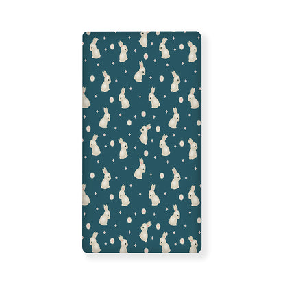 Baby Rabbit Pattern Print Baby Crib Sheet