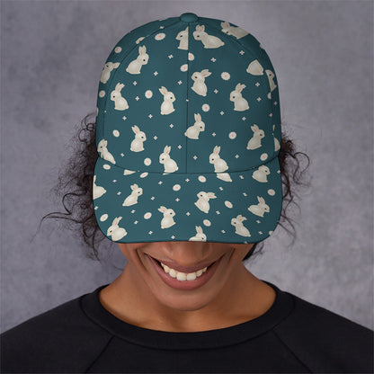 Baby Rabbit Pattern Print Baseball Cap