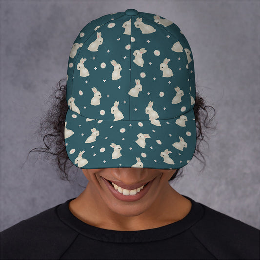 Baby Rabbit Pattern Print Baseball Cap