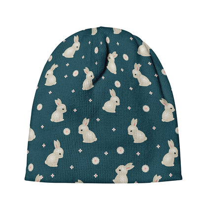 Baby Rabbit Pattern Print Beanie