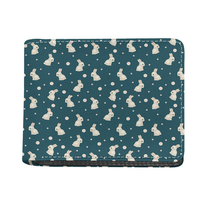 Baby Rabbit Pattern Print Bifold Wallet