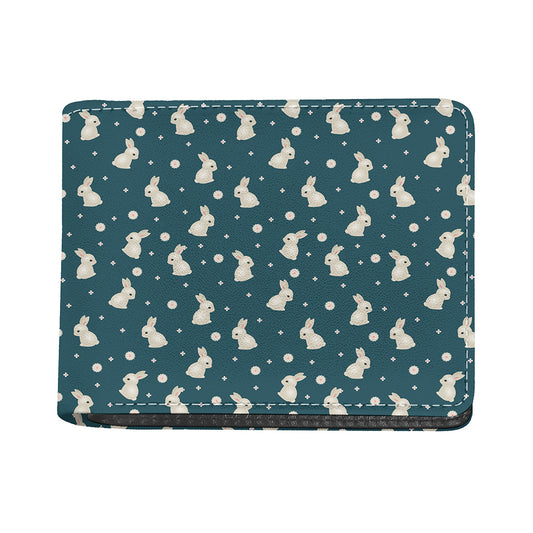Baby Rabbit Pattern Print Bifold Wallet