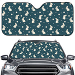 Baby Rabbit Pattern Print Car Windshield Sun Shade