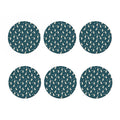 Baby Rabbit Pattern Print Coaster Set